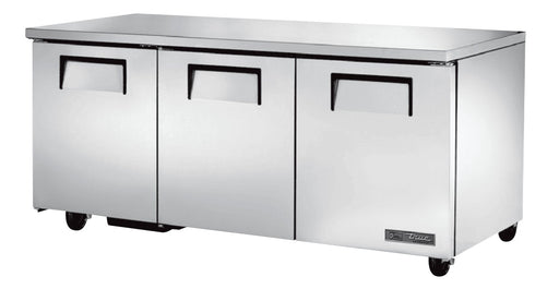 True TUC-72-HC Undercounter Refrigerator, 72 3/8" Wide, 3 Doors, 6 Shelves - TheChefStore.Com