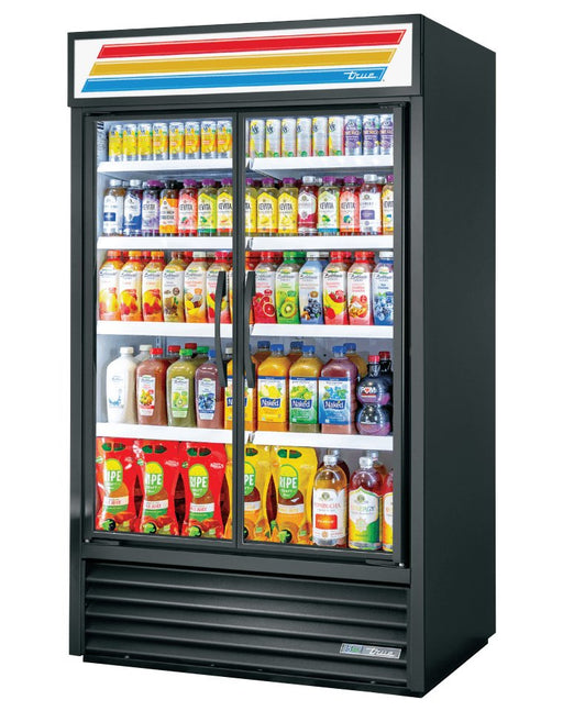 True TVM-48-HC~VM01 Merchandiser Refrigerator, 47 1/4" Wide, 2 Doors, 8 Shelves - TheChefStore.Com