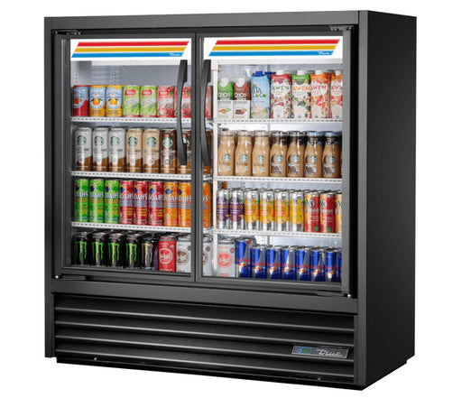 True TVM-48SL-48-HC~VM01 Merchandiser Refrigerator, 46 7/8" Wide, 2 Doors, 6 Shelves - TheChefStore.Com