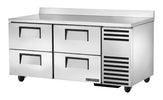 True TWT-67D-4-HC Worktop Refrigerator, 67 1/4" Wide - TheChefStore.Com