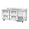 True TWT-67D-4-HC Worktop Refrigerator, 67 1/4" Wide - TheChefStore.Com