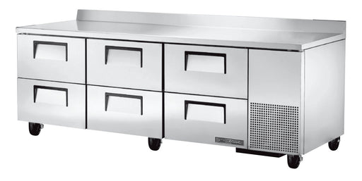 True TWT-93D-6-HC Worktop Refrigerator, 93 1/4" Wide - TheChefStore.Com