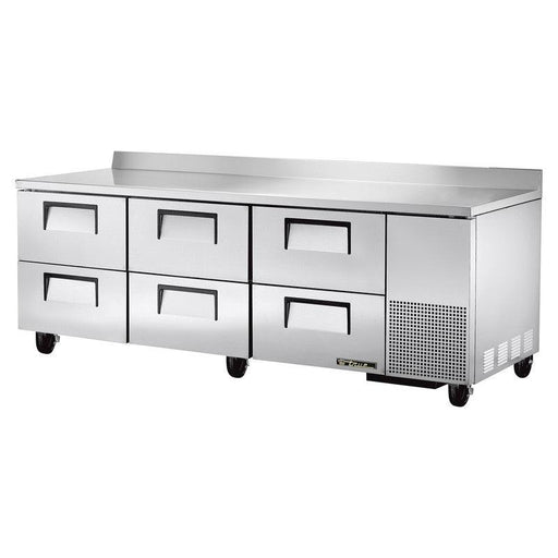 True TWT-93D-6-HC Worktop Refrigerator, 93 1/4" Wide - TheChefStore.Com