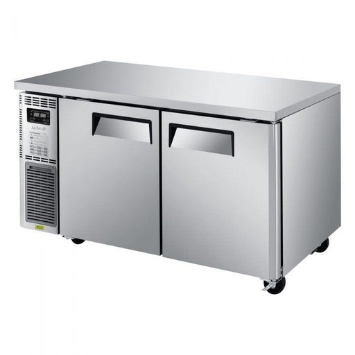 Turbo Air JURF-60-N 2 Solid Door Undercounter Refrigerator and Freezer, Side Mount, 6.28 Cu. Ft. - TheChefStore.Com