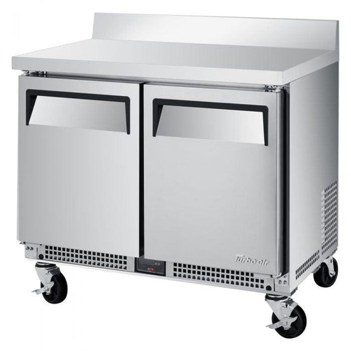 Turbo Air MWR-34S-N6 2 Solid Door Worktop Refrigerator - Shallow Depth, 4.27 Cu. Ft. - TheChefStore.Com