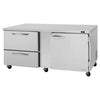 Turbo Air PUR-72-D2R-N 2 Drawer and 1 Door Undercounter Refrigerator, 18.8 Cu. Ft. - TheChefStore.Com