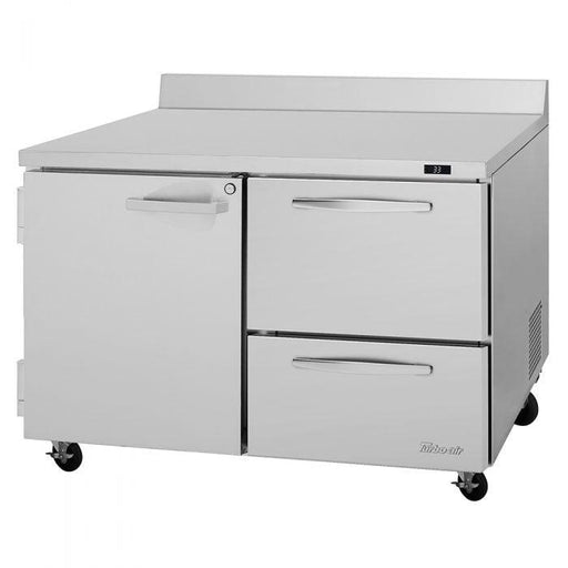 Turbo Air PWR - 48 - D2R - N 1 Solid Door and 2 Drawer Worktop Refrigerator