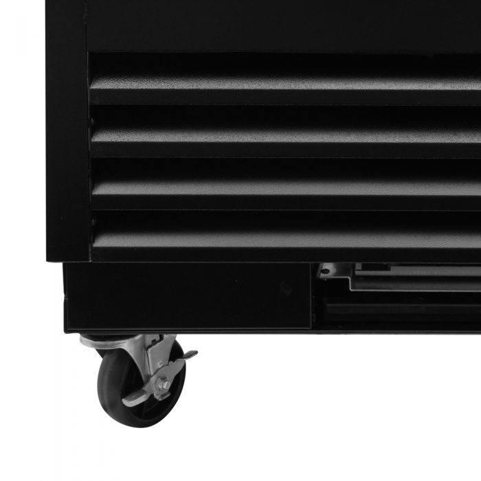 Turbo Air TBC-24SB-GF-N6 1 Lid Black Vinyl Exterior Glass Chiller & Froster - TheChefStore.Com