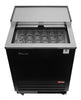 Turbo Air TBC-24SB-GF-N6 1 Lid Black Vinyl Exterior Glass Chiller & Froster - TheChefStore.Com