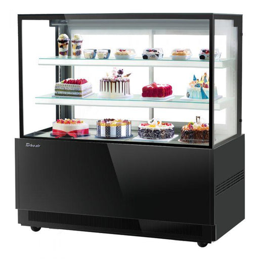 Turbo Air TBP60-54NN-W(B) 59" Refrigerated Bakery Display Case, 3 Tiers, White or Black, 21.8 Cu. Ft. - TheChefStore.Com