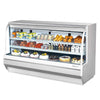 Turbo Air TCDD-96H-W(B)-N 96" Refrigerated Deli Display Case, 3 Tiers, 33.2 Cu. Ft. - TheChefStore.Com