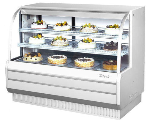 Turbo Air TCGB-60-W(B)-N 60" Refrigerated Bakery Display Case, White or Black, 19.4 Cu. Ft. - TheChefStore.Com