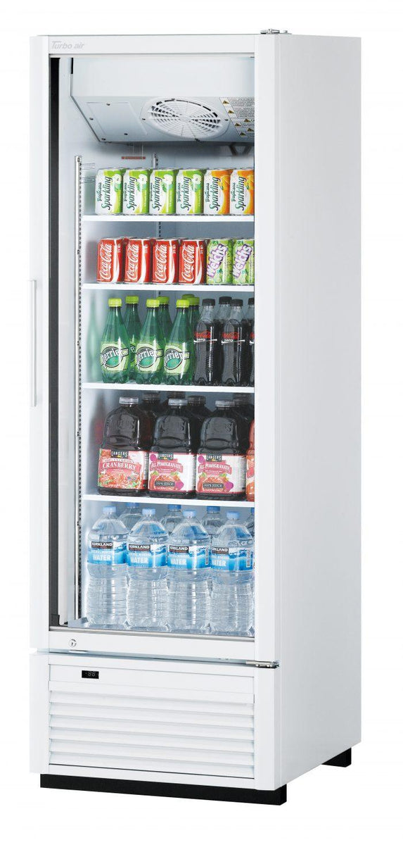 Turbo Air TGM-23SDH-N6 1 Door Swing Style Glass Merchandiser Refrigerator, Full Height, 19.0 Cu. Ft. - TheChefStore.Com