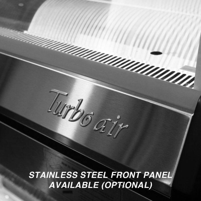 Turbo Air TOM-40SW(B)-N 39" Slim Line, Horizontal Open Display Merchandiser, White or Black, 6.7 Cu. Ft. - TheChefStore.Com