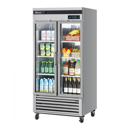 Turbo Air TSR-35GSD-N 2 Glass Door Refrigerator, Bottom Mount, 29.1 Cu. Ft. - TheChefStore.Com