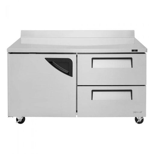 Turbo Air TWR-60SD-D2-N 1 Solid Door and 2 Drawer Worktop Refrigerator, 16 Cu. Ft. - TheChefStore.Com