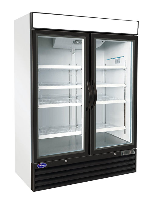 Valpro VP2R-48HC Two Swing Glass Door 48 cu. ft. Refrigerator - TheChefStore.Com